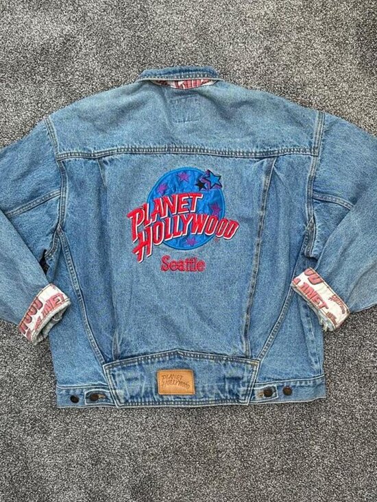 Planet Hollywood Other - Vintage 1991 Planet Hollywood Seattle Denim Jacket